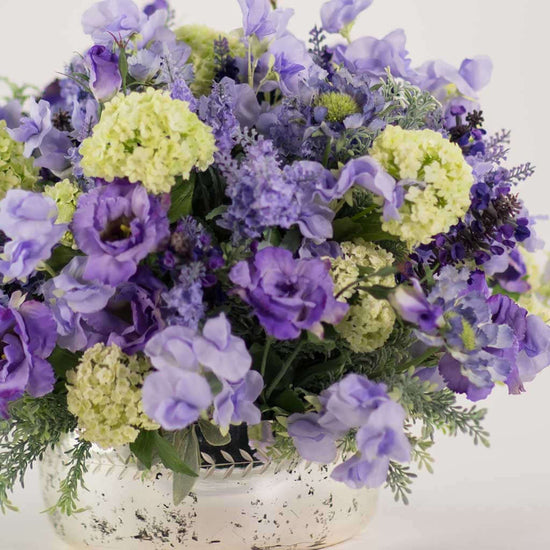 Mixed Silk Summer Blues - Pulbrook and Gould Flowers London