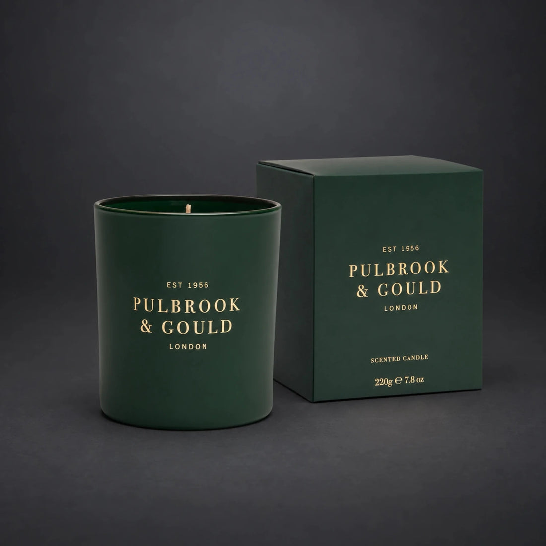 Signature candle from the Pulbrook & Gould Scented Candle Collection