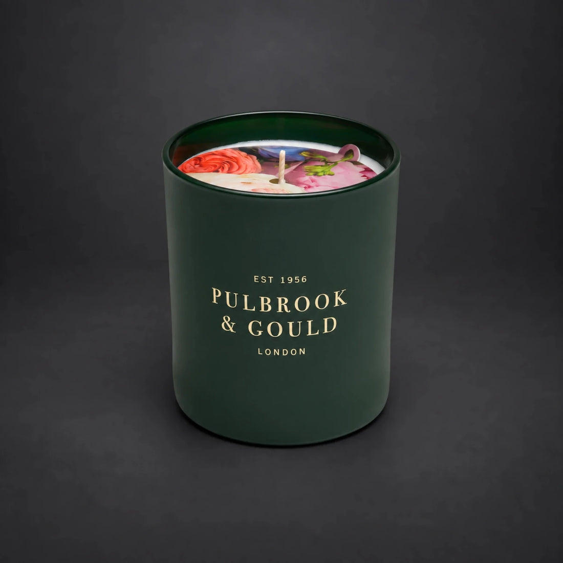 Pulbrook & Gould Signature scented candle, hand-poured with rose and jasmine