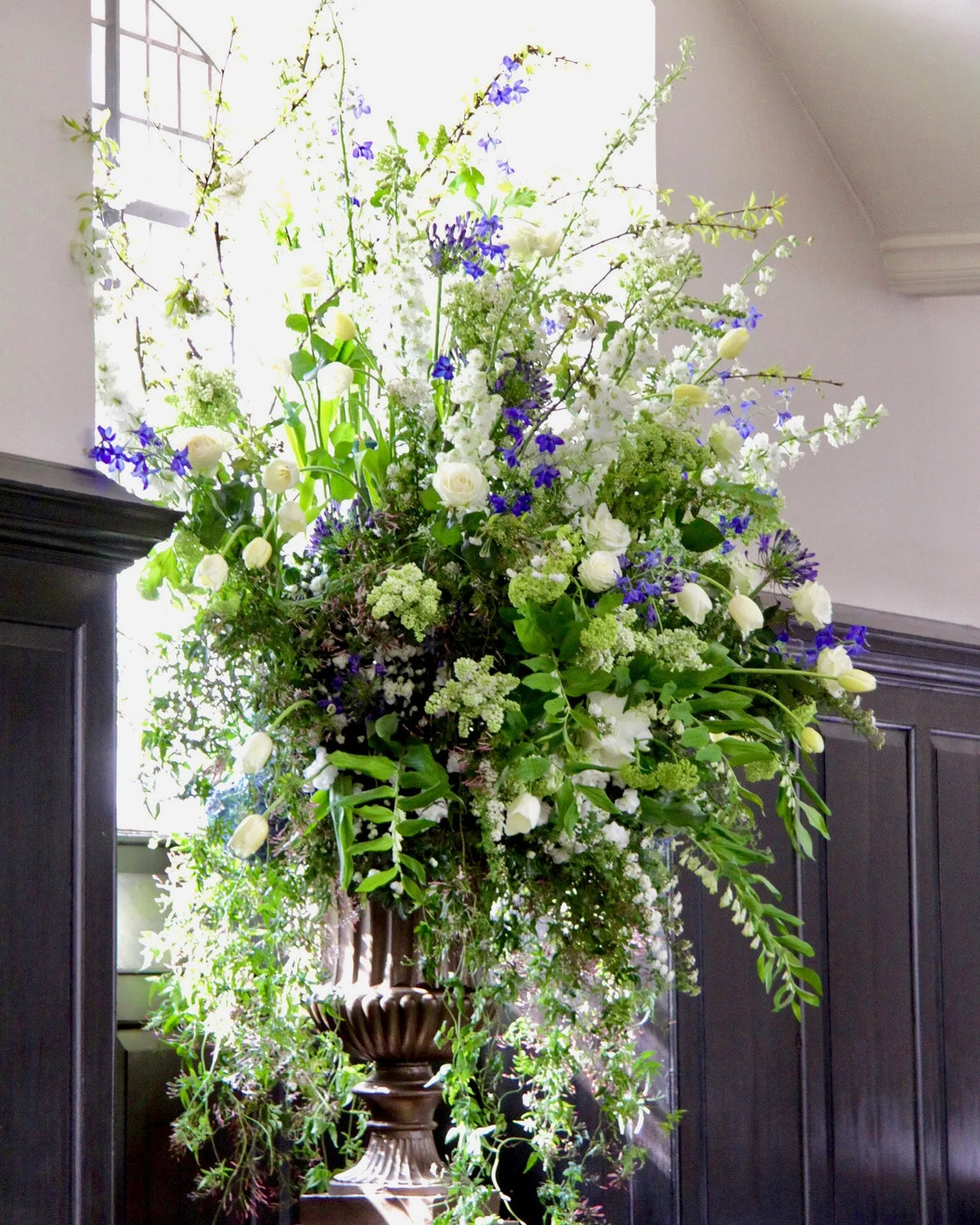 Sympathy funeral flowers arranged by Pulbrook & Gould, London