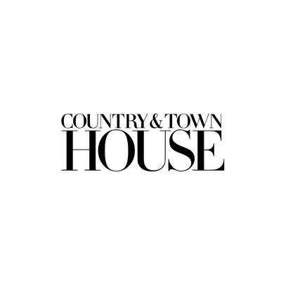 Country and Town House text logo in black lettering on a plain white background