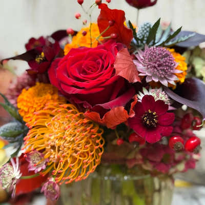 
                    
                      Halloween Posy detail 2, Pulbrook & Gould London
                    
                  