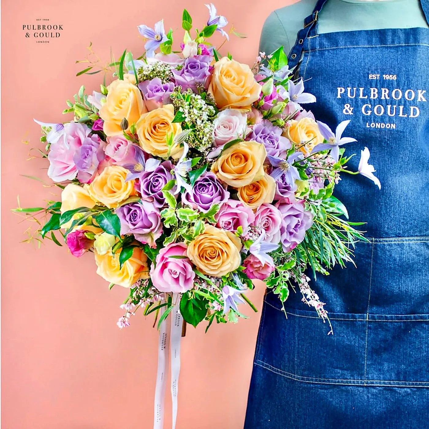 Hand-Tied Bouquet Class - colourful seasonal hand-tied bouquet, by Pulbrook & Gould