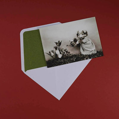 
                    
                      Luxury Greeting Cards by Pulbrook Gould, A5 vintage botanical notecard with handwritten message service
                    
                  