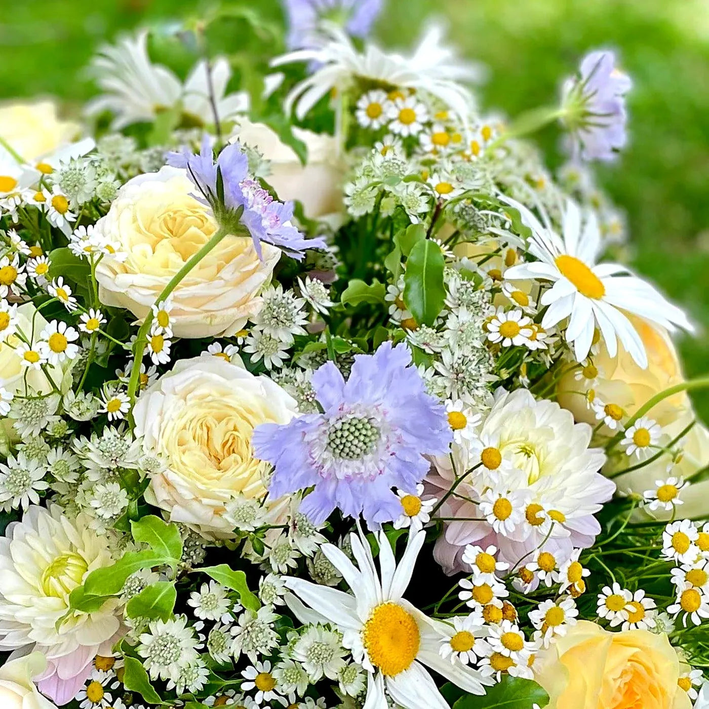 Summer Breeze bouquet - detail view, by Pulbrook & Gould