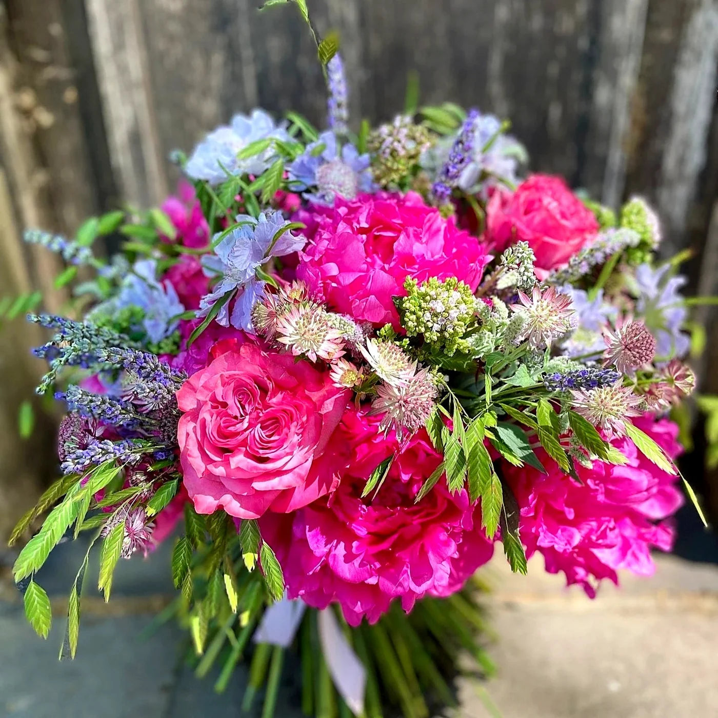 Summer Brights bouquet - luxury seasonal flowers, by Pulbrook & Gould