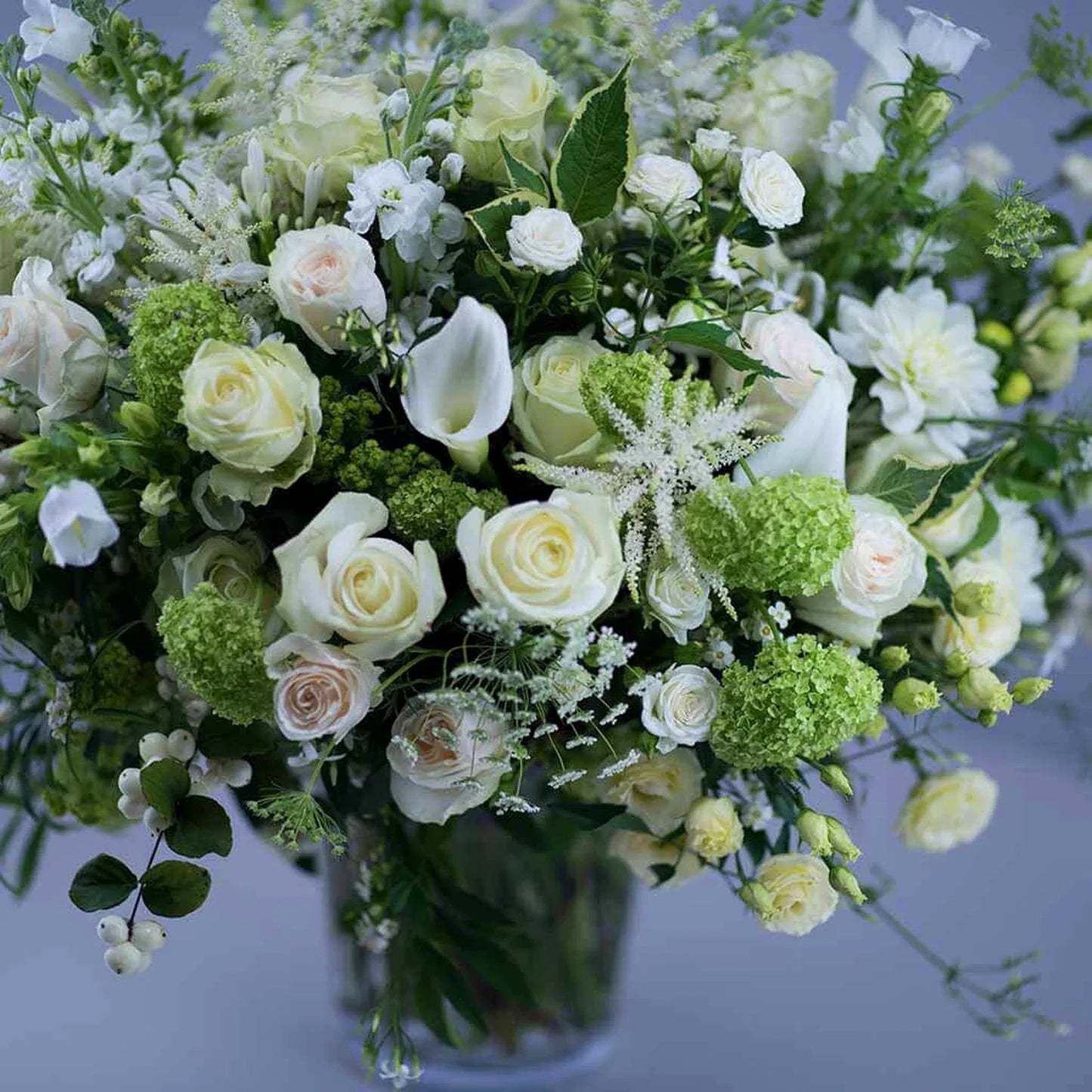 Timeless Whites by Pulbrook & Gould, luxury flower arrangement
