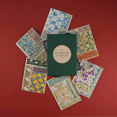 
                    
                      Tolstoy Gallery Greetings Card Box Set- Botanical Pulbrook and Gould greetings card box set, green with botanical art deco
                    
                  