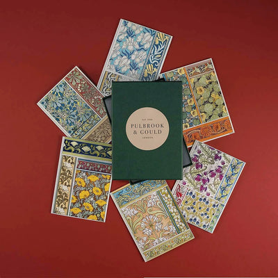 
                    
                      Tolstoy Gallery Greetings Card Box Set- Botanical Pulbrook and Gould greetings card box set, green with botanical art deco
                    
                  