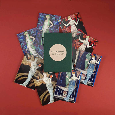 
                    
                      Tolstoy Gallery Greetings Card Box Set- George Barbier by Pulbrook and Gould with art deco notecards
                    
                  