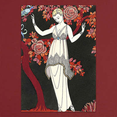 
                    
                      Tolstoy Gallery Greetings Card Box Set George Barbier by Pulbrook and Gould with art deco illustrated notecards
                    
                  