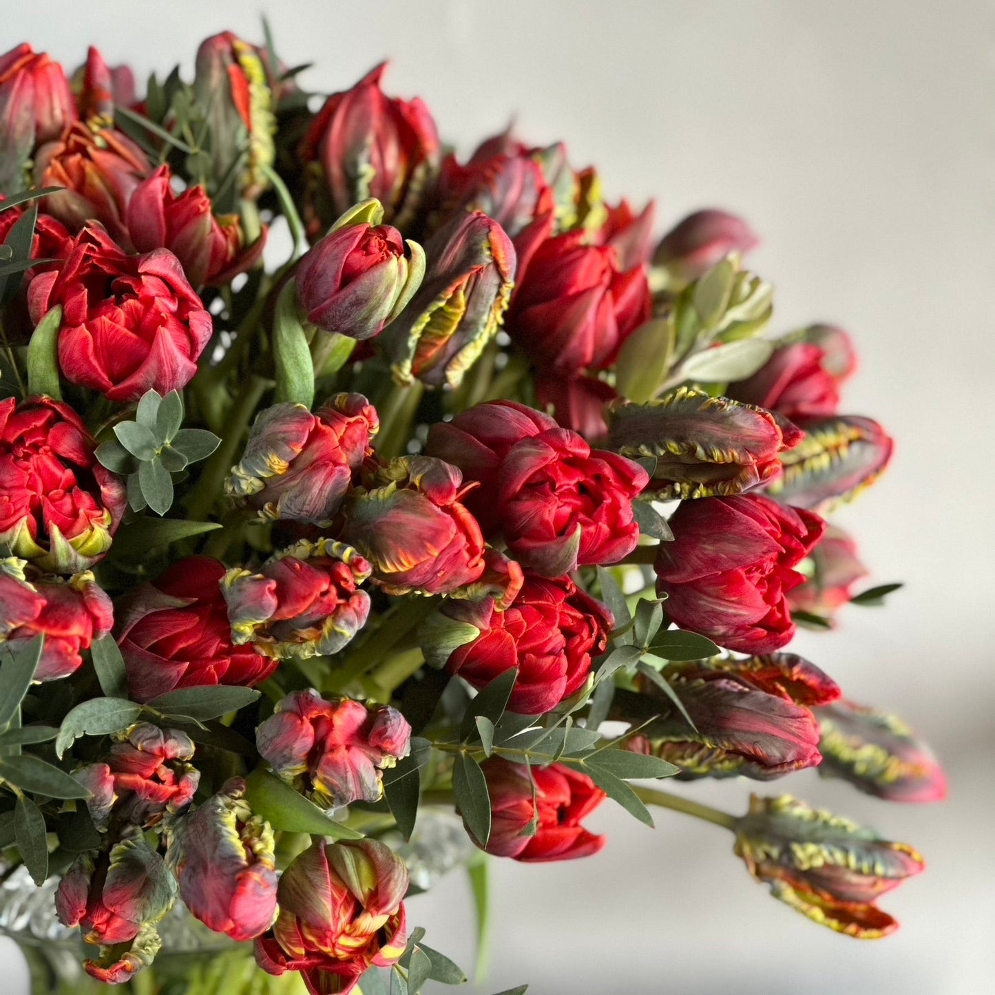 Luxury spring bouquet Eva arranged in English country garden style