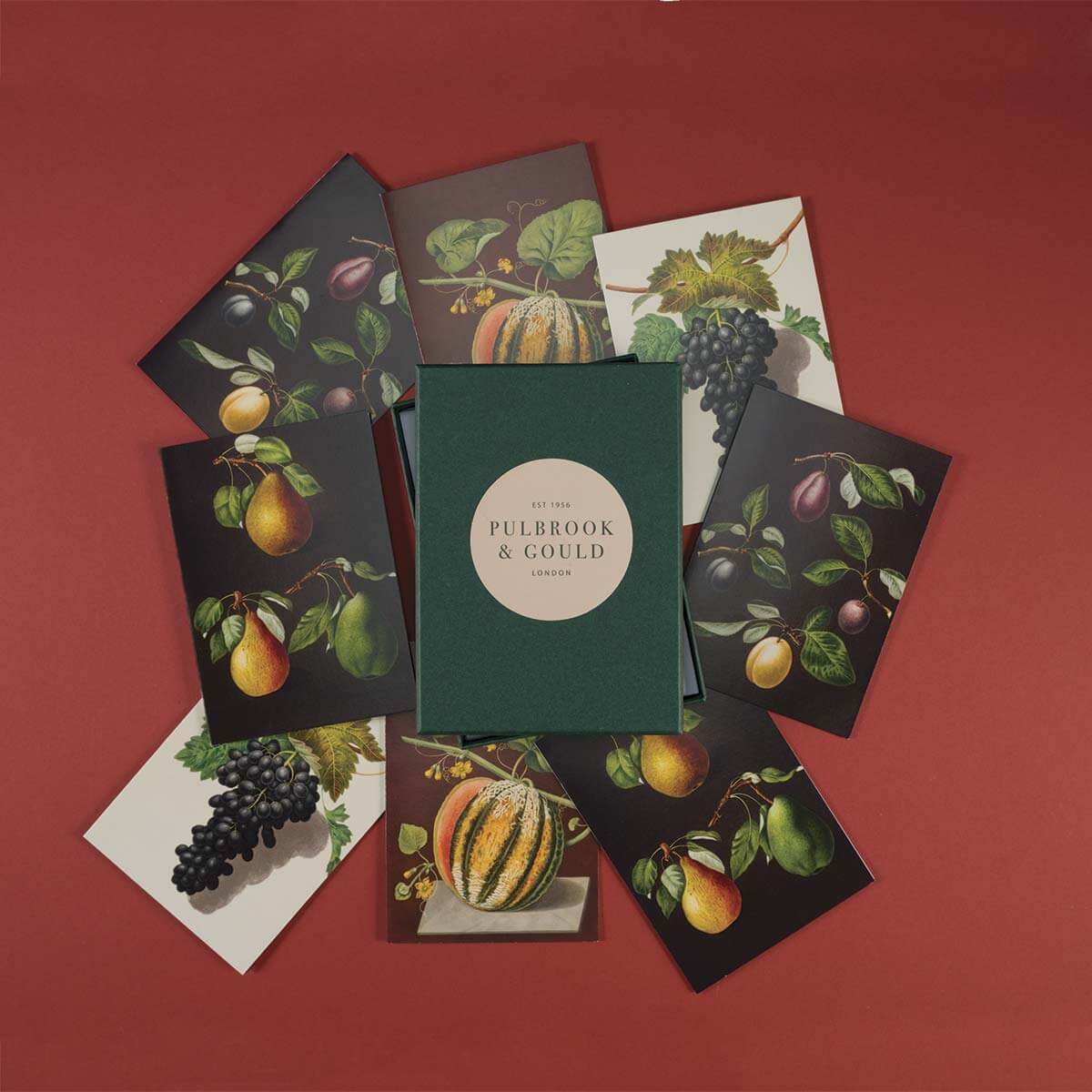 Tolstoy Gallery Greetings card Box set - Fruits - Pulbrook & Gould
