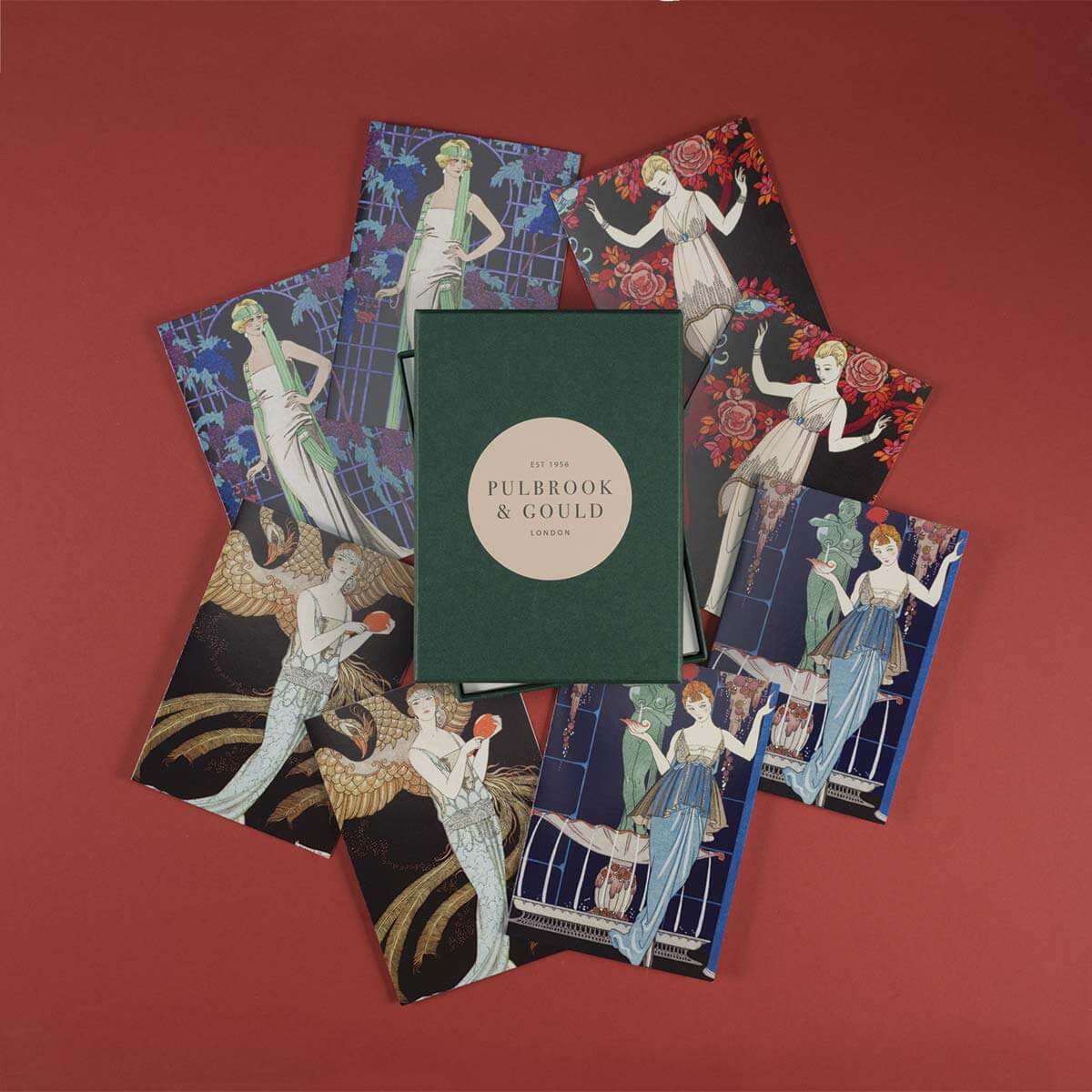 Tolstoy Gallery Greetings Card Box Set - George Barbier - Pulbrook & Gould