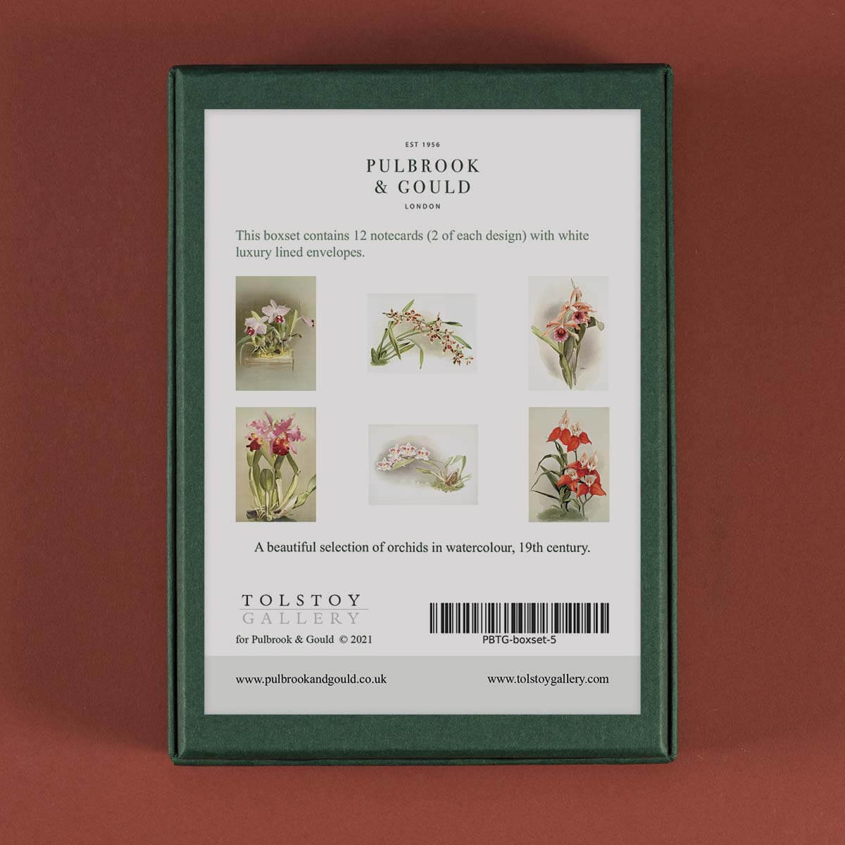 Gift card Box set - Orchids - Pulbrook and Gould Flowers London