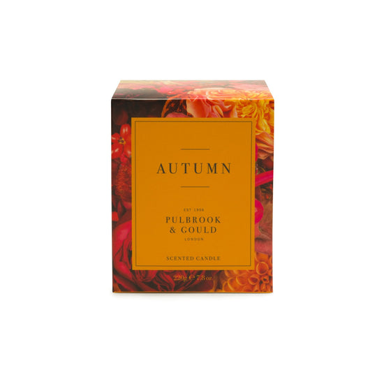 Load image into Gallery viewer, Pulbrook &amp;amp; Gould Autumn Scented Candle - Pulbrook and Gould Flowers London

